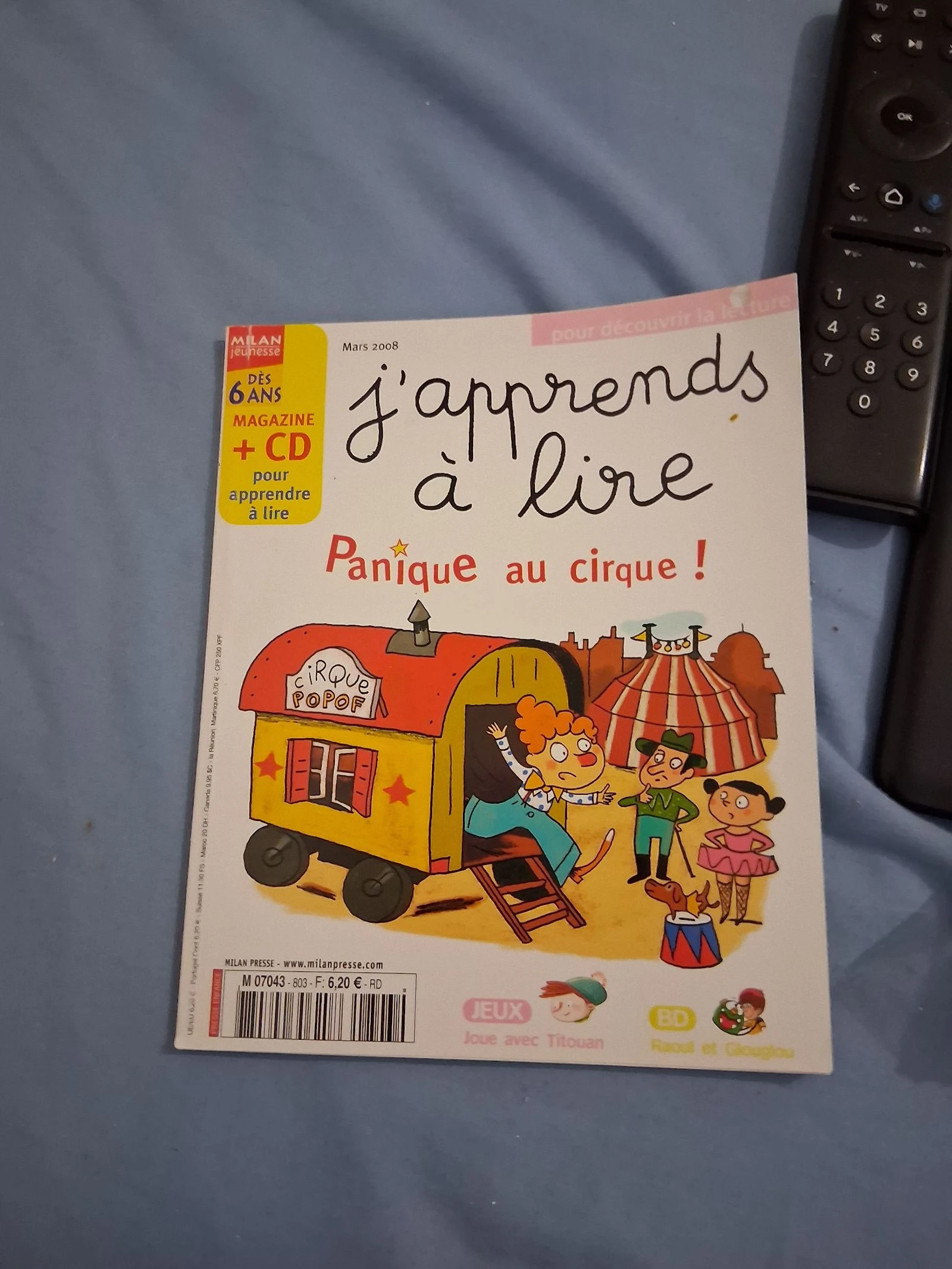 J'apprends à lire (  Panique au cirque)